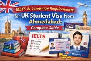 IELTS & Language Requirements for UK Student Visa from Ahmedabad: Complete Guide